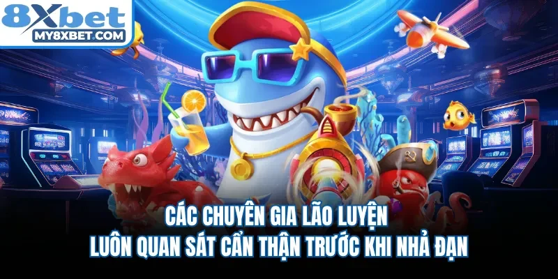 Các chuyên gia lão luyện luôn quan sát cẩn thận trước khi nhả đạn