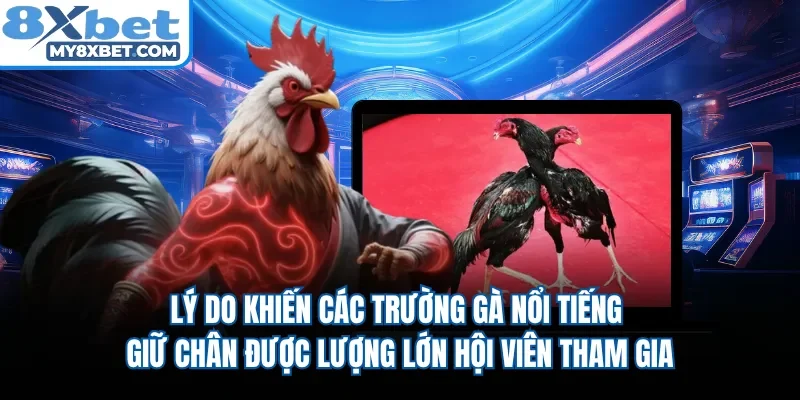 Lý do khiến các trường gà nổi tiếng giữ chân được lượng lớn hội viên tham gia: